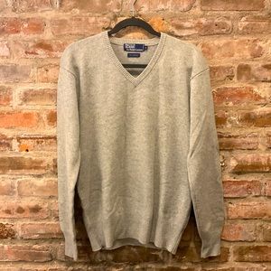 Polo Ralph Lauren Men’s Cashmere Grey Sweater M